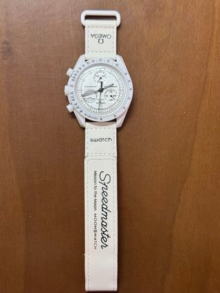 Swatch Moonphase Snoopy Bianco - Scatola