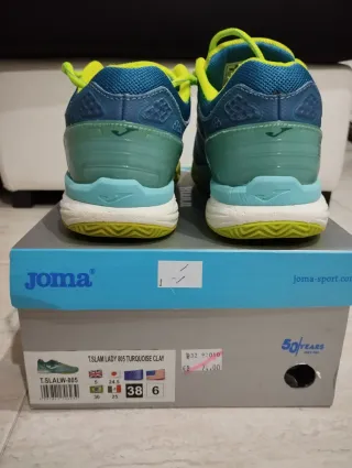 Zapatillas Joma T.Slam Lady 805 Turquesa Talla 38