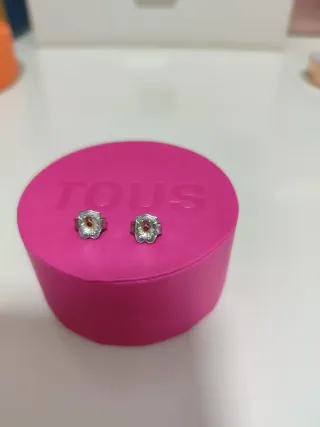 Pendientes Tous Perla Plata