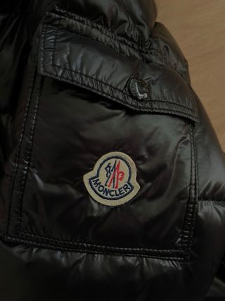 Chaqueta Moncler Negra Hombre