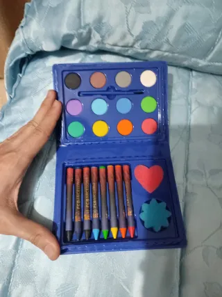 Mini Maletín FC Barcelona Ceras y Acuarelas