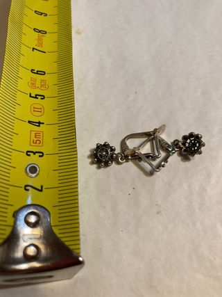 Pendientes charros plata niña