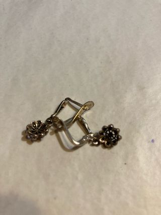 Pendientes charros plata niña
