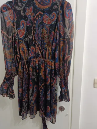 Coppia vestiti chiffon fantasia