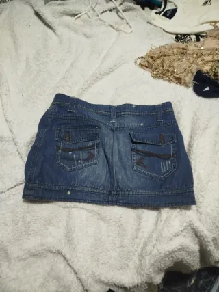 Falda vaquera corta