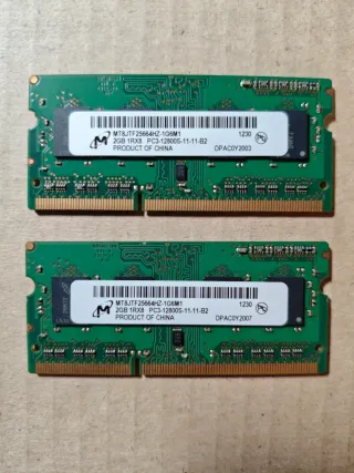 4 GB 2x2GB DDR3 SODIMM RAM