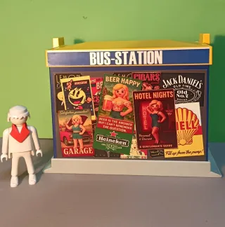 Stickers Bus Station Playmobil 3782