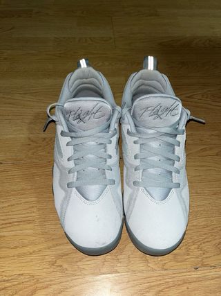 Zapatos Nike Jordan Grises y Azul Claro