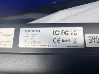 Impresora Térmica Portátil Polono A4 D810