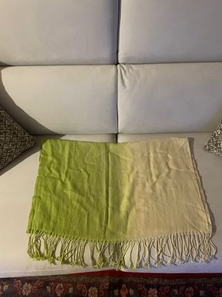 Foulard Sciarpa Donna Viscosa Verde Beige