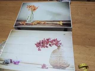 2 Tapas Contador Luz Variadas de madera. Nuevas