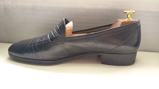 Mocassini Madras Pelle Nera Taglia 43