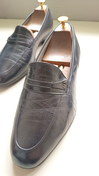 Mocassini Madras Pelle Nera Taglia 43