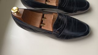 Mocassini Madras Pelle Nera Taglia 43