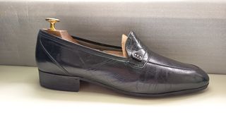 Mocassini Madras Pelle Nera Taglia 43