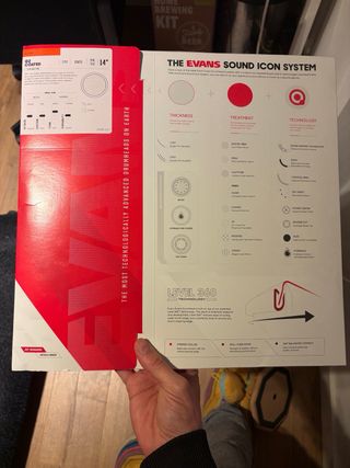 Parche Batería Evans G2 14 pulgadas