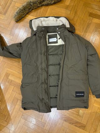 Parka Calvin Klein Verde Oliva