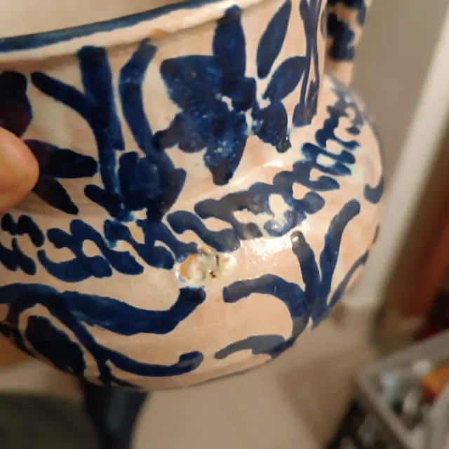 Jarra cerámica Fajalauza Granada