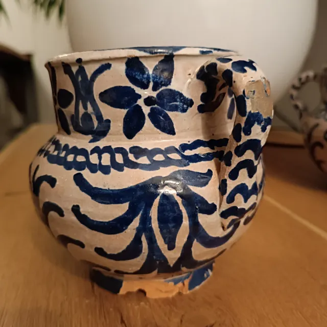 Jarra cerámica Fajalauza Granada