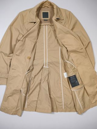 Geox Gabardina Vintage Beige Estilo Old Money Lujo