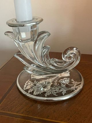 Candelabro de cristal modernista