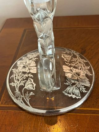 Candelabro de cristal modernista