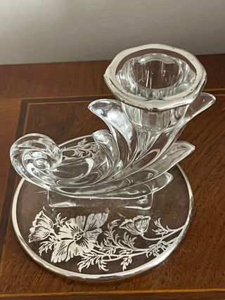 Candelabro de cristal modernista