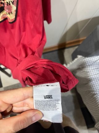 Camiseta Vans Roja Talla L