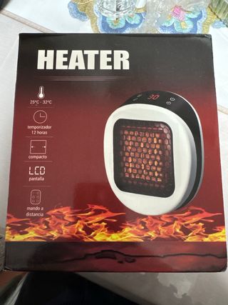 Calentador Eléctrico Portátil con Mando