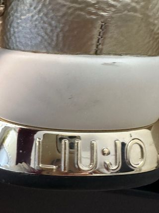 Botas Liu Jo doradas talla 37 con pelo interior