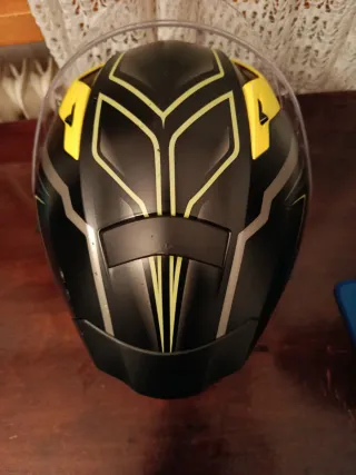 Casco Origine V128 Strada Graviter Negro/Amarillo