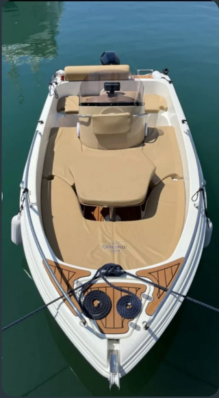 Barca Mareti 430 Open Mercury 15 CV + Remolque