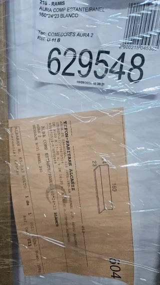 Estantería flotante blanca