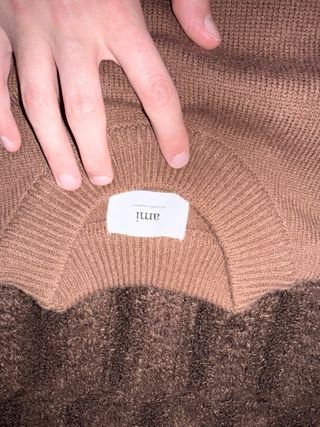 Jersey Ami Paris Marrón | Logo Corazón Blanco |