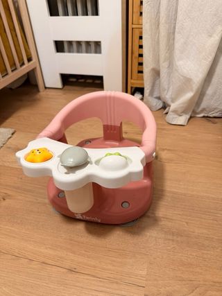 Asiento de ducha para bebé rosa