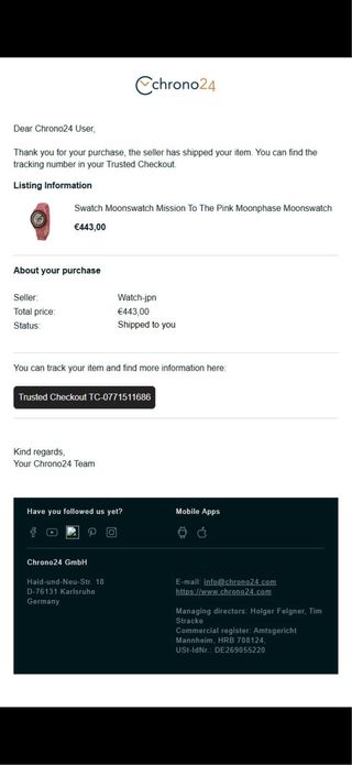 Swatch Moonphase Venus Pink – con scatola