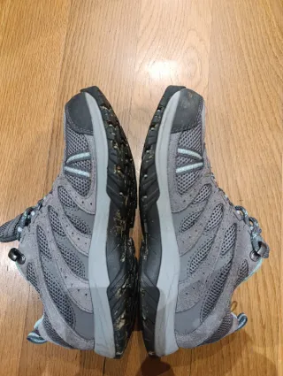 Zapatillas Columbia Mujer Gris y Azul (Talla 37)