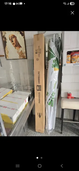 Sombrillas de bar Ripay Mobiliario 2.5x2.5m