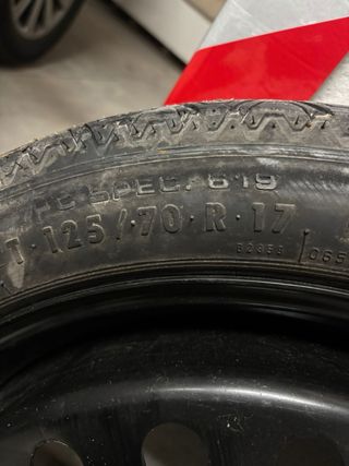 Rueda de repuesto 5 anclajes