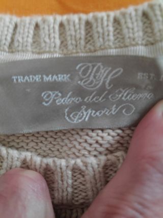 Jersey de Punto con Encaje de Pedro del Hierro.