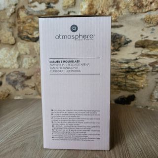 Reloj de arena cristal