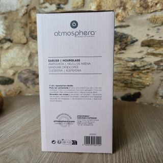 Reloj de arena cristal