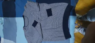 Jersey Caramelo Caballero Talla XL Rayas