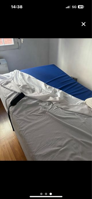 Cama articulada 1.05 somier y colchón