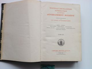 Enciclopedia Francesa Antigua de 1922