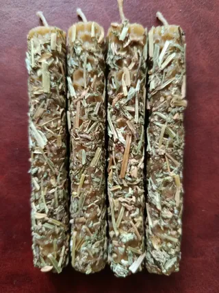 Lote velas de cera de abeja 100% natural con Pensa