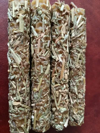 Lote velas de cera de abeja 100% natural con Pensa