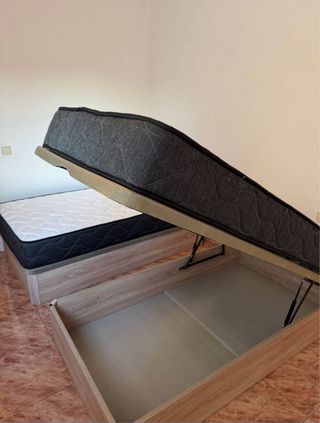 Canapé abatible y colchón oferta