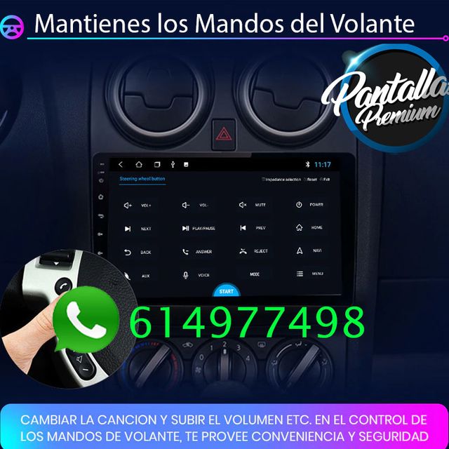 Radio Pantalla CARPLAY GPS para Nissan Qashqai J10