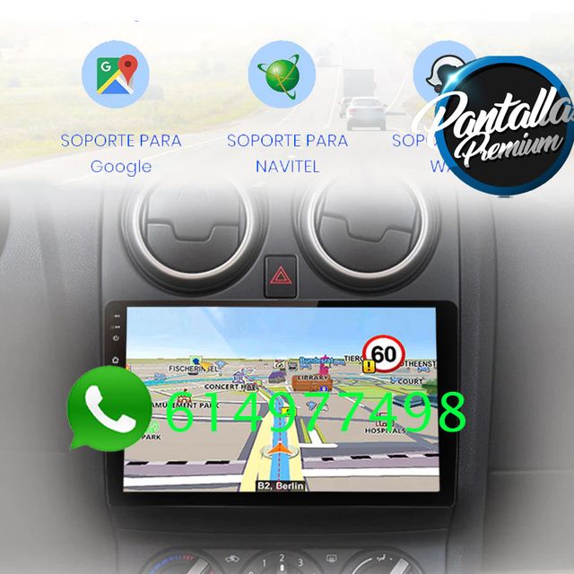 Radio Pantalla CARPLAY GPS para Nissan Qashqai J10